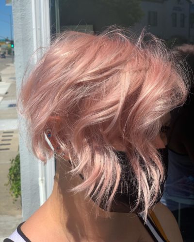 rosegold hair color castro valley