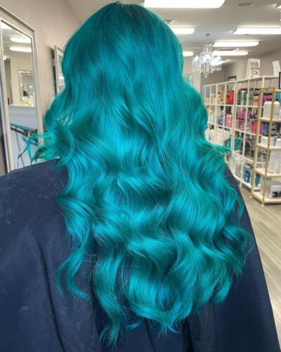 aqua hair