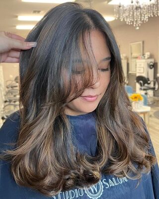 Brunette Hair Tones at Studio W Salon in Castro Valley