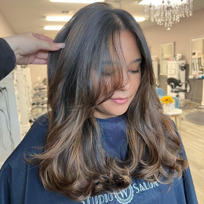 Brunette Hair Tones at Studio W Salon in Castro Valley